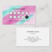 Aquarelle Cool Élégante réduction de fidélité (Devant / Derrière)