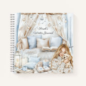 Aquarelle Cosy Winter Blue Room Journal Carnet (Devant)