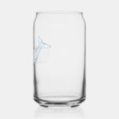 Aquarelle côtière Baleine bleue Personnalisée (Gauche)