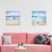 Aquarelle côtière Paysages marins (Salon)