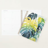 Aquarelle Coucher de soleil Palm Tree Feuilles (Devant avec enveloppe)