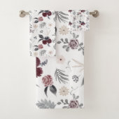 Aquarelle couleur Rose gris Feuille (En situation)
