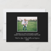 Aquarelle couronne Noël 2 photo Carte de vacances (Dos)