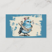 Aquarelle couture couturière carte de visite oisea (Devant)