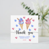 Aquarelle crème glacée Merci sexe révéler (Debout devant)