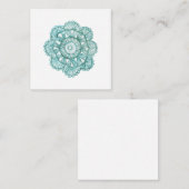 Aquarelle Crochet Doily Cartes pour notes (Devant / Derrière)