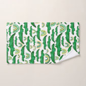 Aquarelle Crocodile Alligator Arc-en-ciel Enfants (Serviette à main)