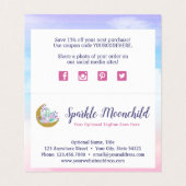 Aquarelle Crystals & Gold Moon Boutique Merci (Inside Unfolded)