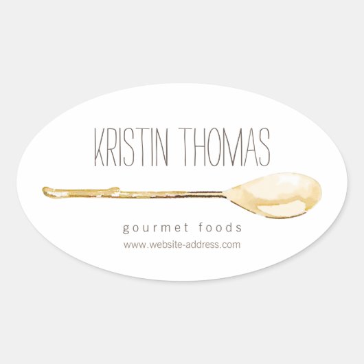 Aquarelle Cuillère, Stickers Chef II (Devant)
