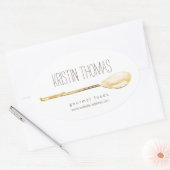 Aquarelle Cuillère, Stickers Chef II (Enveloppe)