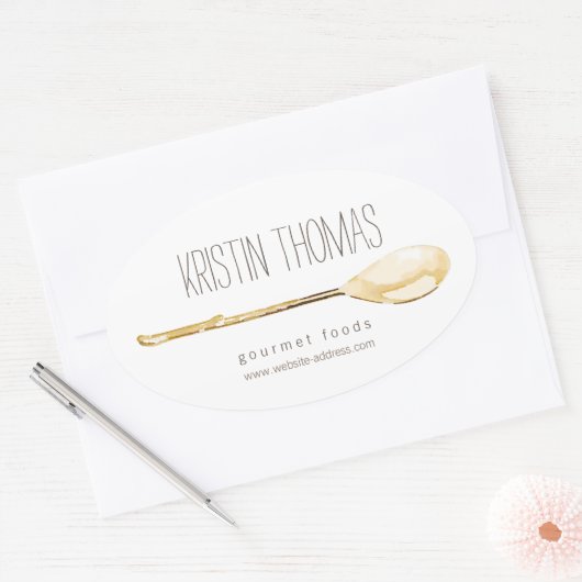 Aquarelle Cuillère, Stickers Chef II (Enveloppe)