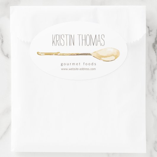 Aquarelle Cuillère, Stickers Chef II (Sac)