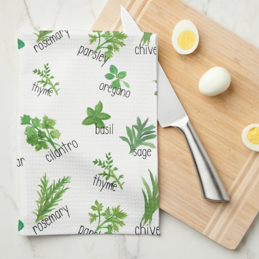 Aquarelle Cuisine Serviette à main (Quart Plié)