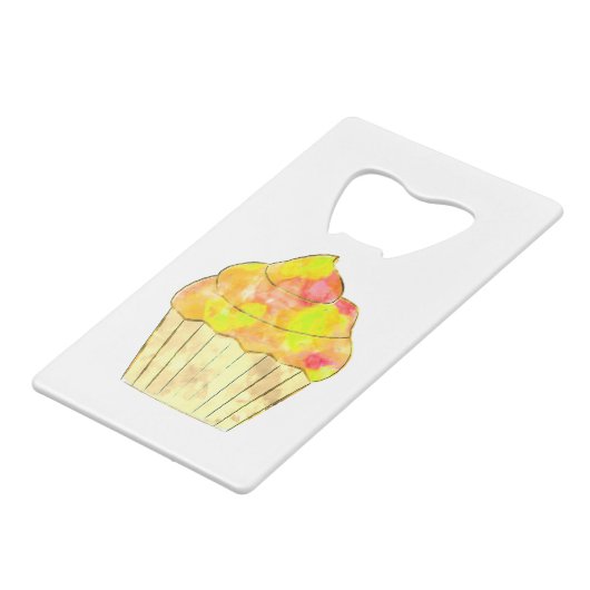 Aquarelle Cupcake Peinture (Devant Angle)