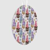 Aquarelle cupcakes colorés (devant)