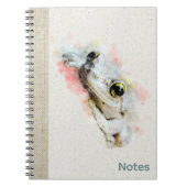 Aquarelle Cute Frog Carnet spiral simple (Devant)