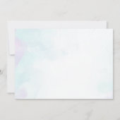 Aquarelle Cute Kitty Chat Anniversaire Carte de re (Dos)