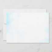 Aquarelle Cute Kitty Chat Photo Carte de remerciem (Dos)