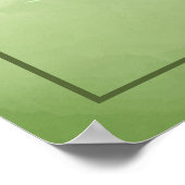 Aquarelle Cute Pickadee Oiseau Pine Poster (Coin)