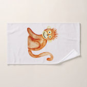 Aquarelle Cute Unisex Jungle Monkey Baby/Child's (Serviette à main)