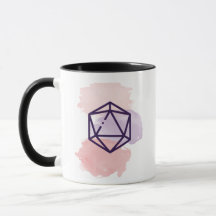 Aquarelle d20 Mug