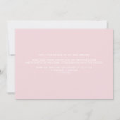 Aquarelle Dainty Faire-part de naissance de cadre (Dos)