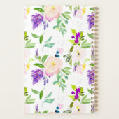 Aquarelle Dainty Peonas et Wisterias Floral (Dos)