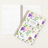 Aquarelle Dainty Peonas et Wisterias Floral (Devant avec enveloppe)