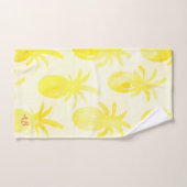 Aquarelle d'ananas jaune (Serviette à main)