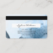 Aquarelle d'art Abstrait moderne style carte de cr (Dos)