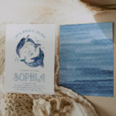 Aquarelle Dauphin Invitation d'anniversaire