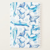 aquarelle dauphin poisson sans soudure motif, daup (Dos)