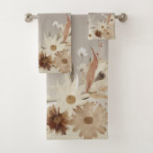 Aquarelle d'automne Monogramme floral Personnalisé (En situation)