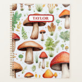 Aquarelle de champignons mignons Forêt rustique (Devant)