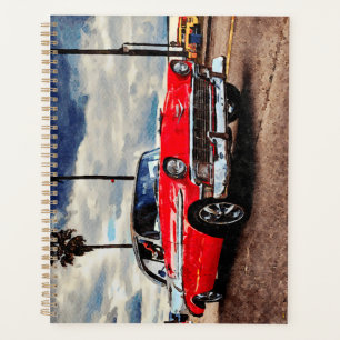 Aquarelle de Chevrolet Bel Air 1956
