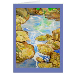 Aquarelle de courant de jardin
