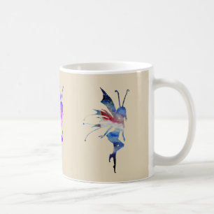 Aquarelle de fée Art classique Mug blanc