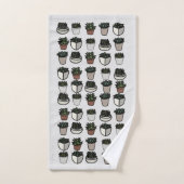 Aquarelle de fruits mignons aux fraises (Serviette à main)