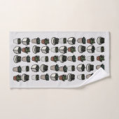 Aquarelle de fruits mignons aux fraises (Serviette à main)