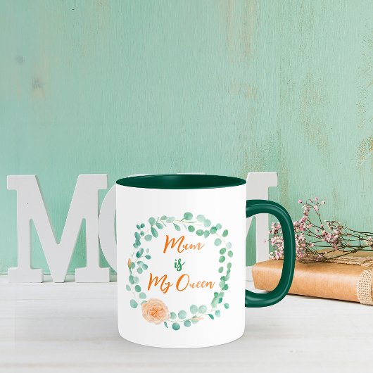 Aquarelle de la fête des mères Mug de café en germ