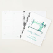 Aquarelle de la machine à coudre (Devant avec enveloppe)