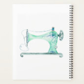 Aquarelle de la machine à coudre (Dos)