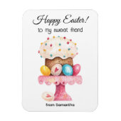 Aquarelle de l'ami heureux de Pâques Magnet flexib (Vertical)