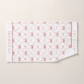 Aquarelle de l'arc coquette (Serviette à main)