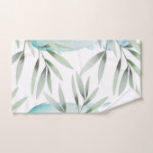 Aquarelle de Lion personnalisée (Serviette à main)