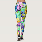 Aquarelle de l'orchidée Extravaganza, Leggings (Dos)