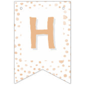 Aquarelle de Melon Confetti Dots de Bunts Drapeau (Deuxième drapeau)