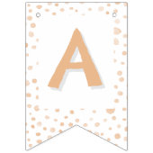 Aquarelle de Melon Confetti Dots de Bunts Drapeau (Troisième drapeau)