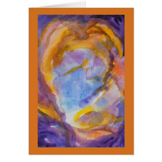 Aquarelle de nébuleuse de l'espace (Devant)