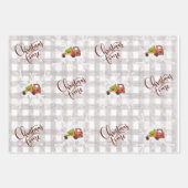 Aquarelle de Noël Papier d'enlèvement de camion sé (Devant 2)